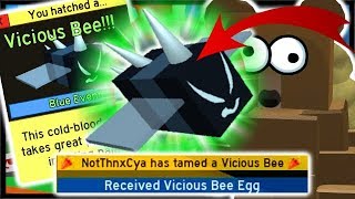 *VICIOUS BEE* EGG 250 Stingers, 4x GrandMaster Badge! | Roblox Bee Swarm Simulator