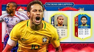 FIFA 18 FUT DRAFT COPA DO MUNDO - MEU PRIMEIRO TIME COM ICONS!