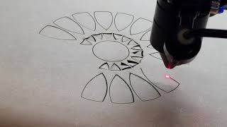 Corte en mdf de 3mm - IM 6040 - Laser Co2 - IparraguirreHnos