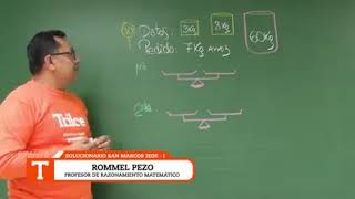 ADMISIÓN UNMSM (15/09), Balanzas y Pesas.