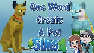 Gold : One Word Create A Pet Challenge : SIms 4