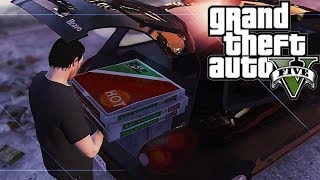 GTA 5 MOD VITA REALE #8 - CONSEGNO PIZZE A DOMICILIO - LAVORO IN PIZZERIA - GAMEPLAY ITA
