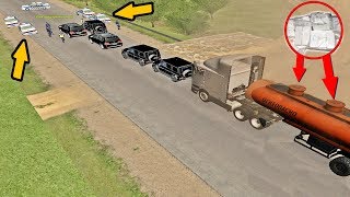 ПОСТ ДПС ОСТАНОВИЛ КОРТЕЖ БРИГАДЫ С НАРКОТОЙ! GTA:CRMP
