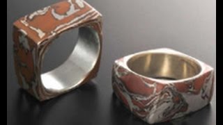 Jackie Truty, a Metal Clay Expert Creates Marbled Rings on Beads, Baubles & Jewels (1806-1)