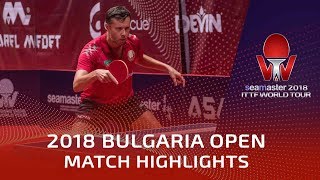 Chuang Chih Yuan vs Vladimir Samsonov | 2018 Bulgaria Open Highlights (R16)