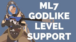 Overwatch mL7 Showing His Godlike Level Support Skills As Baptiste & Ana