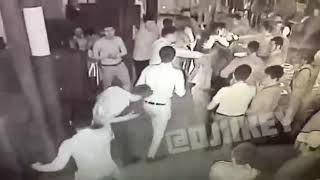 Массовая драка в ресторане попала на видео