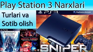Playstation 3 narxlari. Play Station sotib olish. PS3 haqida.