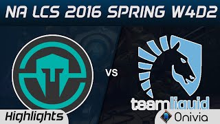IMT vs TL highlights NA LCS Spring 2016 W4D2 Immortals vs Team Liquid