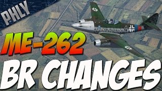 War Thunder NEW BR CHANGES! Me-262 Jet Gameplay!