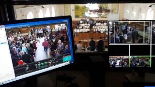 Church wedding streaming. Прямая трансляция бракосочетания в церкви.