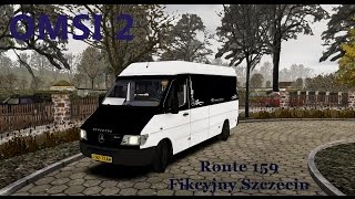 OMSI 2. Fikcyjny Szczecin. Route 159. Mercedes-Benz Sprinter 312D