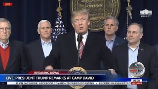 ?WATCH: President DONALD TRUMP News Conference at Camp David 1/6/18