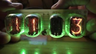 Часы на ИН 12 с RGB подсветкой