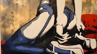 La Cama - Multilayer Stencil (cutanddestroy)