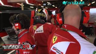 Kimi Räikkönen angry to Ferrari engineers / Australia practice 3 2014 [HD]