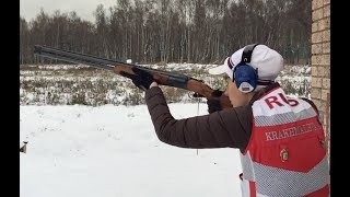 Тренировка члена сборной России по стендовой стрельбе Анастасии Крахмалевой.