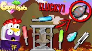CRUSHING 50+ GROWSABERS [LUCKY] - Growtopia