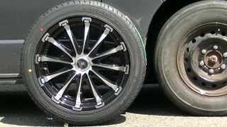 【車】ハイエース200系の18インチタイヤを買いました。（車検非対応）　ホイール＆タイヤで税込み送料込み96,000円