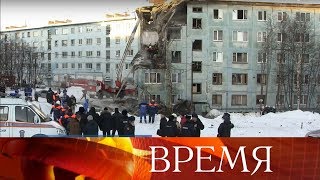 400 человек и 100 единиц техники работают в Мурманске, где взрывом газа частично разрушен дом.