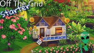 Off The Grid Starter (Base Game + Island Living) || Speed Build | Sims 4