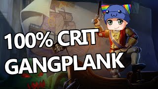 League of Legends - 100% Crit Gangplank Top - Full Game Commentary