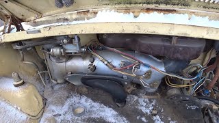 Оживление автономной печки на ЗАЗ 968  первый запуск/ яркий габариный свет в фары .