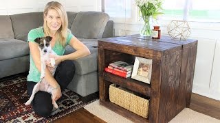 The Rustic Side Table - Easy DIY Project