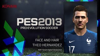 PES 2013 · Theo Hernandez Face and Hair HD 2017/2018
