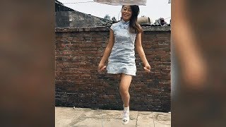 Lovely Amputee Girl Rope Jumping #2