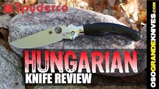 Spyderco Hungarian Ethnic C173GP Folding Knife Review | OsoGrandeKnives