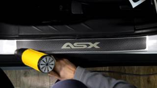 Наклейки на пороги для Mitsubishi ASX (Мицубиси Асх)