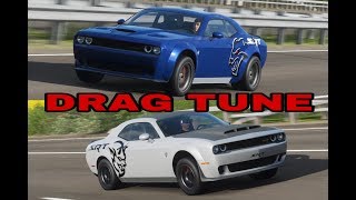 HELLCAT VS DEMON (DRAG TUNE ) - FORZA HORIZON 4