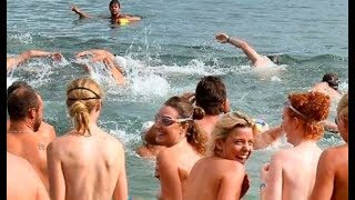 ?? НУДИСТСКИЙ ПЛЯЖ Коктебель.Отдых в Крыму.Туристы.Сибиряки в Крыму.Баба Люба.Крым