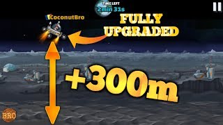 FLYING WITH THE MOONLANDER (Fully Upgraded) - Hill Climb Racing 2
