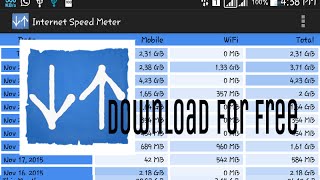 How to use Internet Speed Meter Pro for free