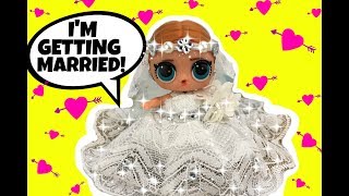 It's A Beautiful LOL Doll Beach Wedding!! LOL BRIDE GG CUSTOM Series 3 Special Guest ARIANA GRANDE