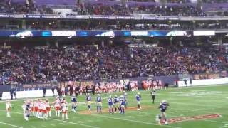 Winnipeg Blue Bombers vs BC Lions Clarence Denmark TD