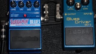 BOSS BD-2 & DIGITECH Screamin' Blues test