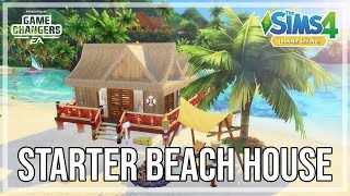 The Sims 4: House Build || Starter Beach House [No Custom Content]