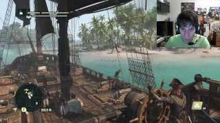 AC4 Black Flag - Intense Naval Combat taking another Fort! Part #5 WindNvidia3D SLI 780 ti's