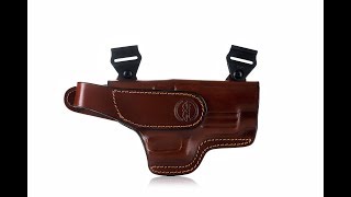 D102 Parrot - Horizontal Leather Shoulder Holster