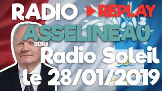 François Asselineau invité de Boujema Hadri sur Radio Soleil le 28/01/2019