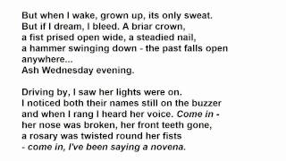 "Black Ice and Rain" by Michael Donaghy (read by Tom O'Bedlam)