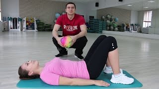 Оздоровительная физкультура - упражнение "Часы"