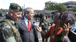 Greve da PM. Flagrante do iAxé. Discursão entre Deputados Capitão Tadeu e Izidoro