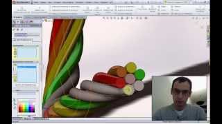 Связка проводов или шлангов в SolidWorks