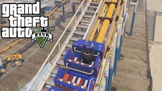 GTA 5 Next Gen - Roller Coaster Accident