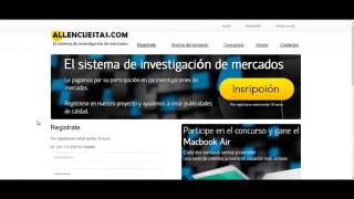 ALLENCUESTAS новый бесплатный проект с великолепной партнеркой