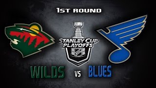 NHL PLAYOFF 2015 | WILDS vs. BLUES | PS4